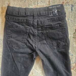 True Religion Roco Relaxed Skinny Sz 30 With 28" Inseam